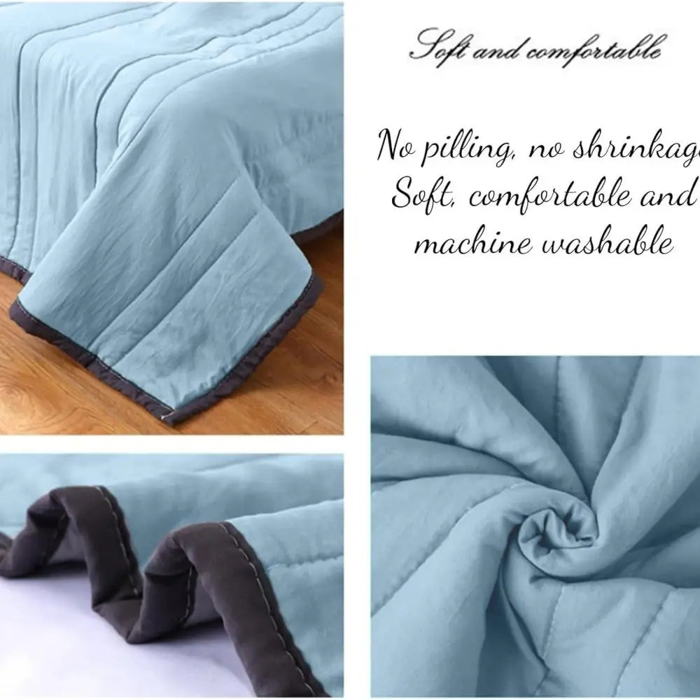 Double-Sided Throw Blanket