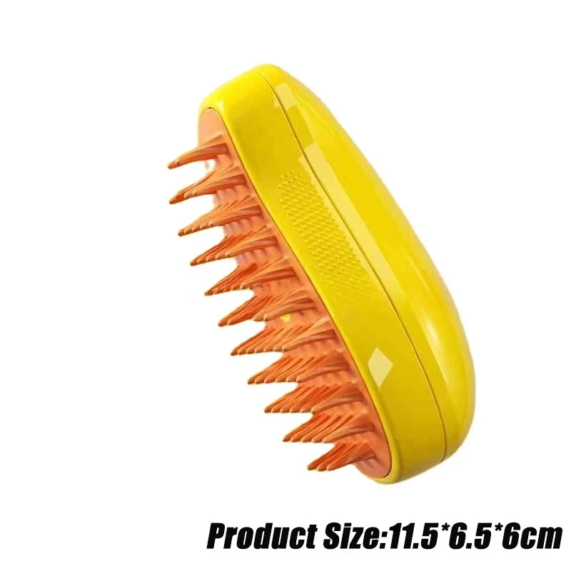 Steamer Brush for Pets – Deep Cleaning Grooming Tool for Healthy Coats