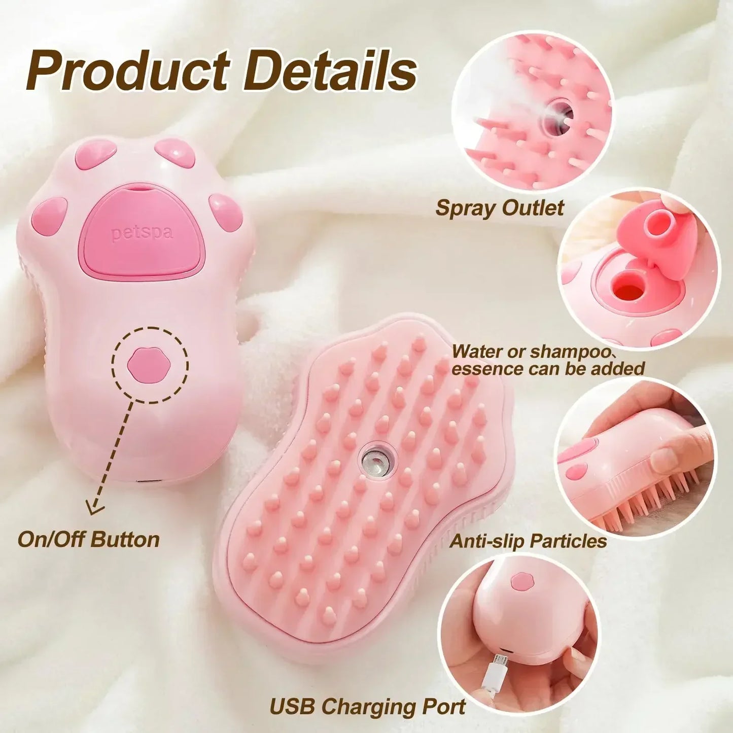 Pet Brush for Cat & Dog