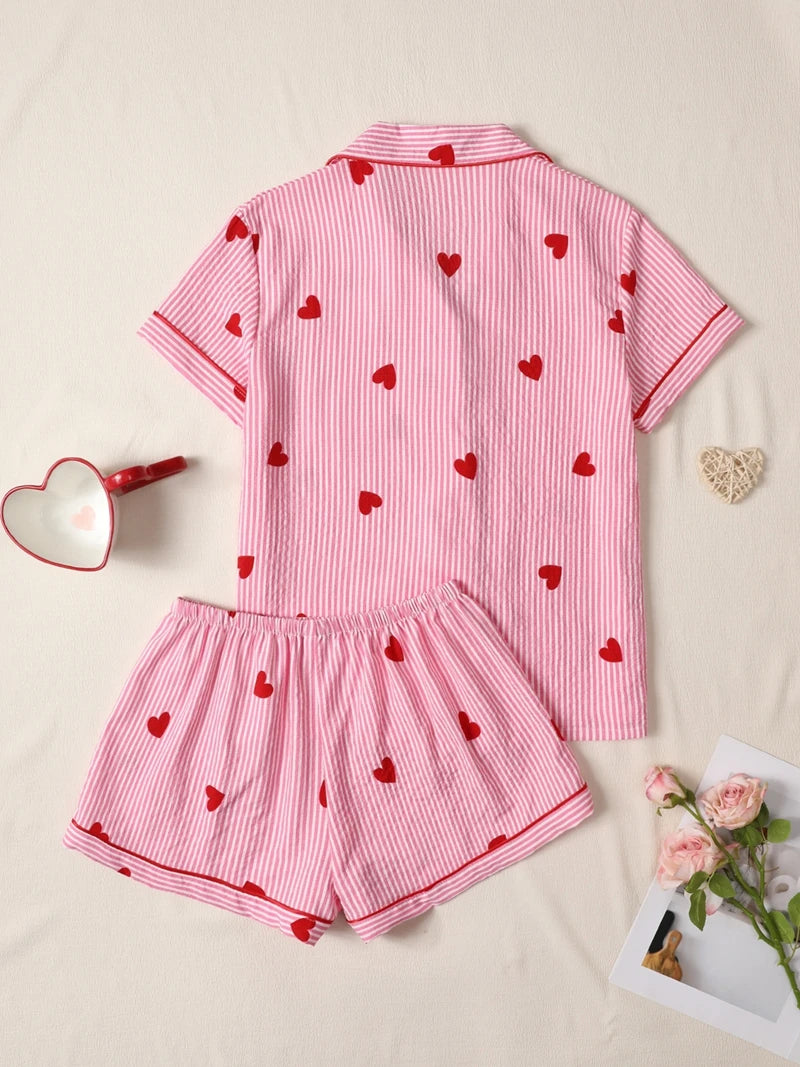 Pink Pajama Set Women – Soft & Stylish Sleepwear for Comfortable Nights