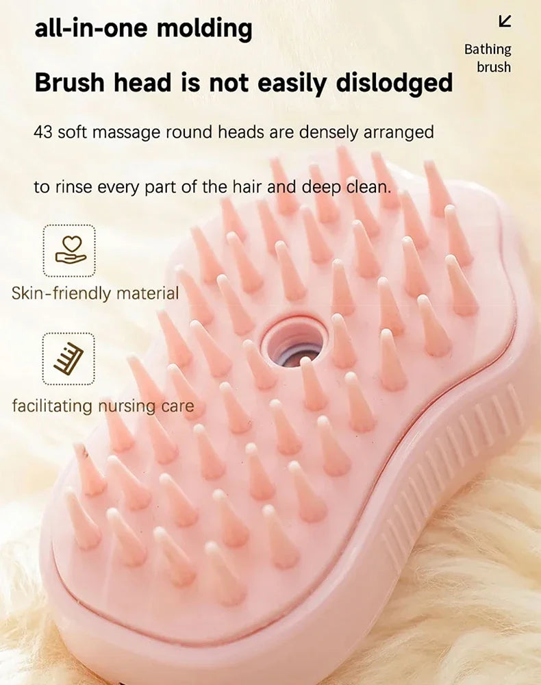 Pet Brush for Cat & Dog – Gentle Grooming Tool for Shedding and Detangling