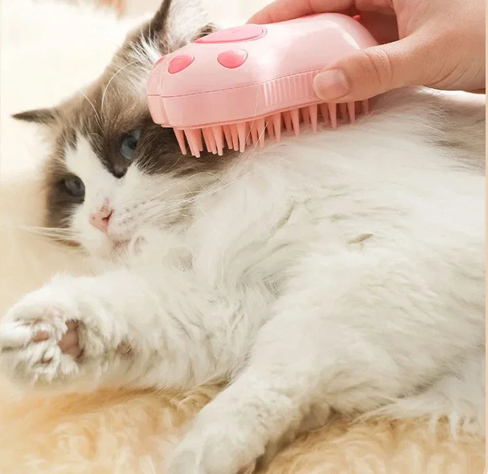 Pet Brush for Cat & Dog – Gentle Grooming Tool for Shedding and Detangling
