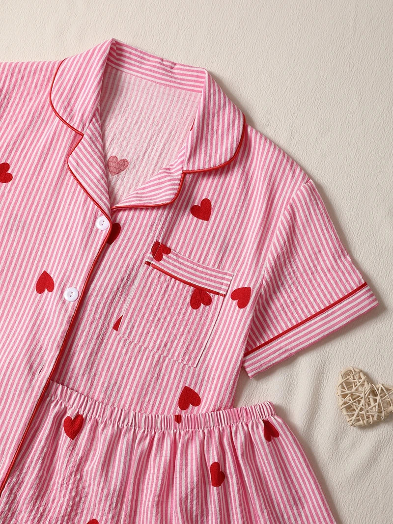 Pink Pajama Set Women – Soft & Stylish Sleepwear for Comfortable Nights