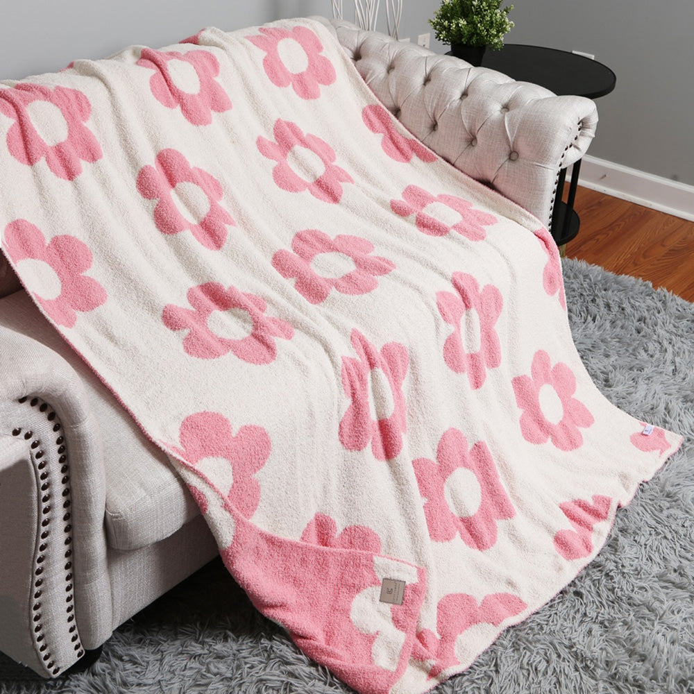 Retro Throw Blanket – Cozy Vintage-Inspired Throw for Couch, Bed & Travel