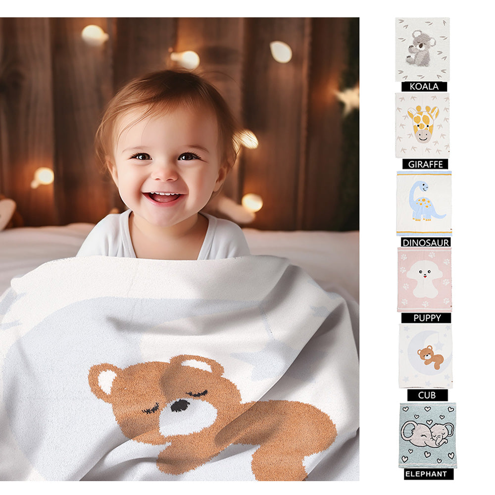 Luxury Baby Blanket – Ultra-Soft, Breathable & Gentle for Newborns and Infants