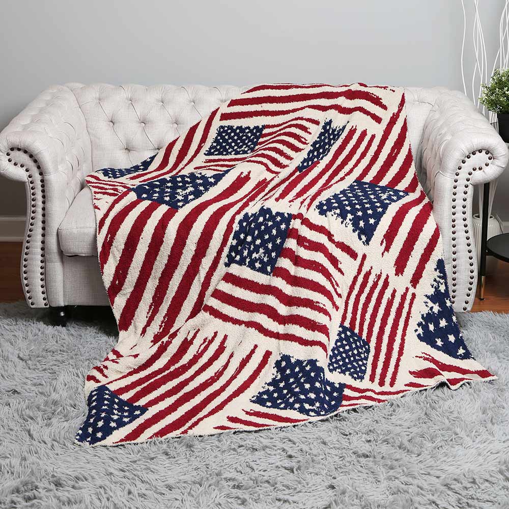 American Flag Blanket