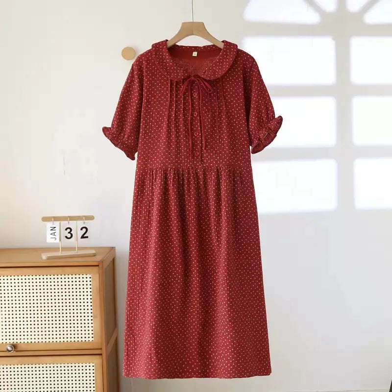 100% Cotton Pajama Set – Breathable & Soft Sleepwear for Women