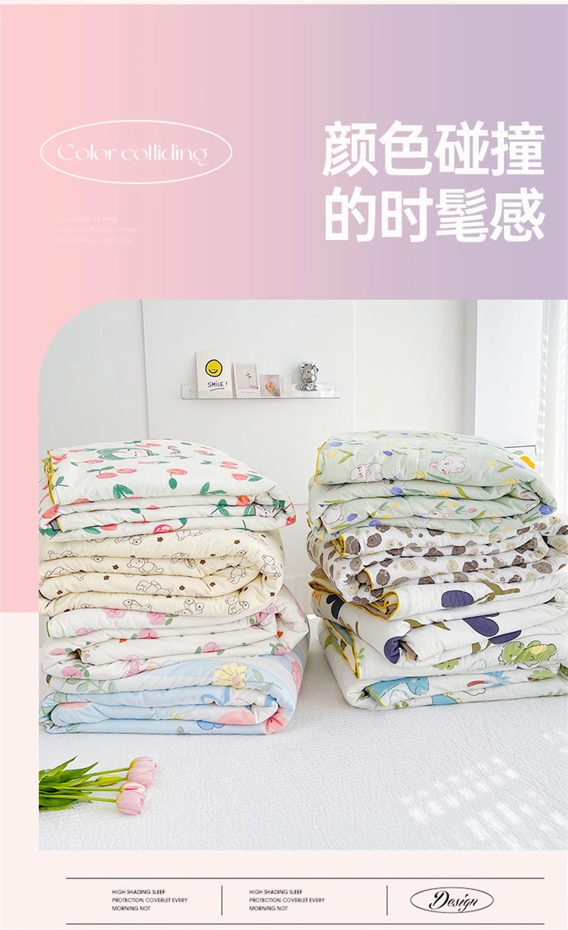 Reversible Quilt Set | Soft Lightweight Bedding with Two-Sided Design
