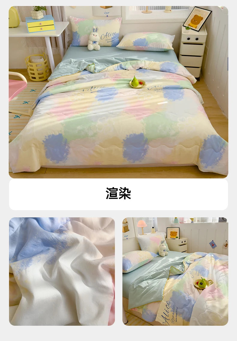 Reversible Quilt Set | Soft Lightweight Bedding with Two-Sided Design