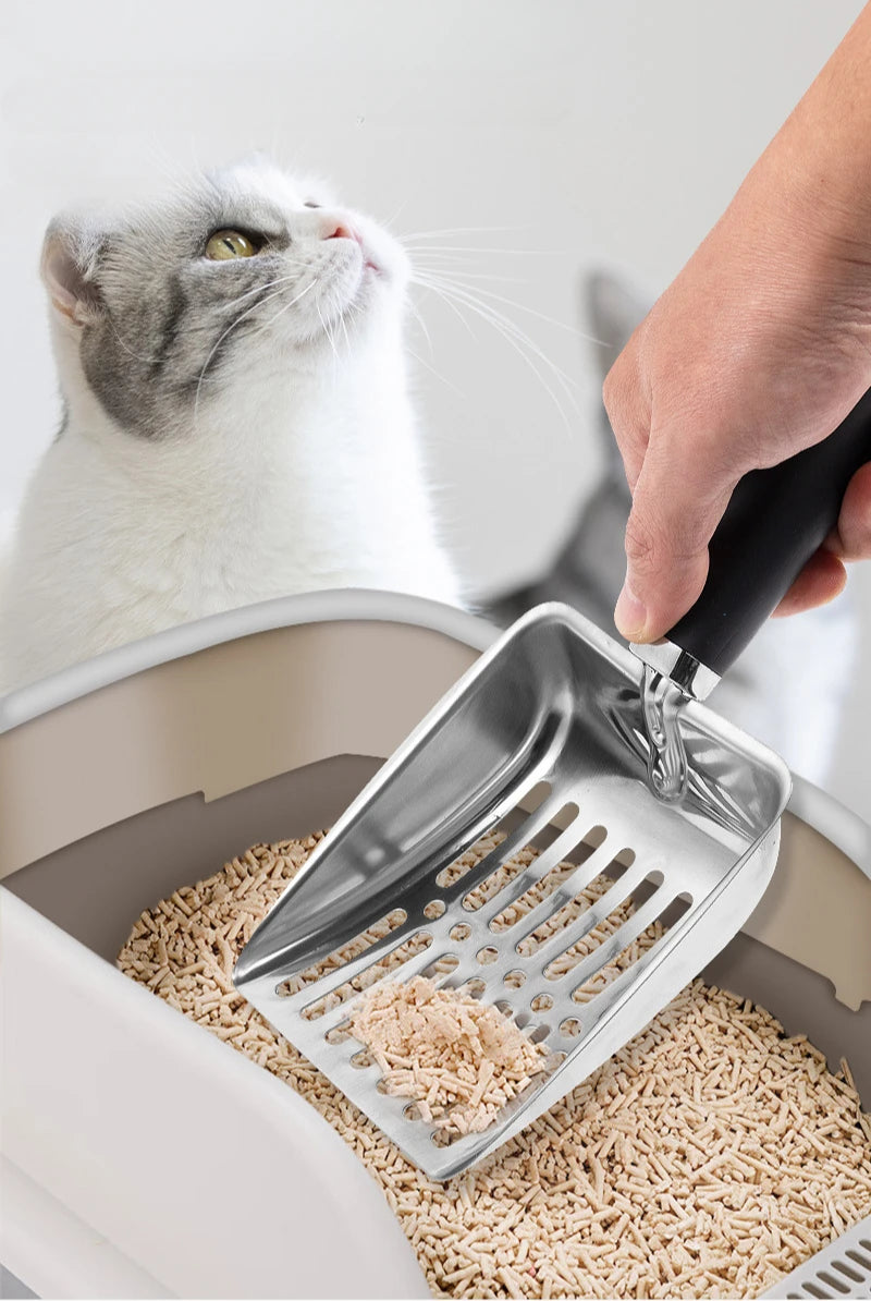 Litter Scoop for Pets – Heavy-Duty & Rust-Resistant Cat Litter Cleaner