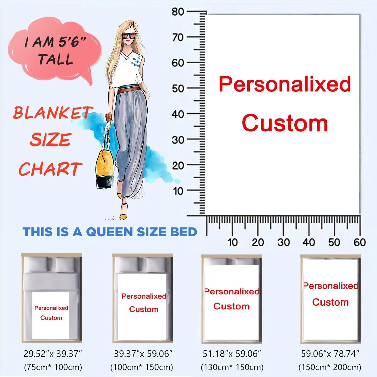 Throw Personalized Blanket