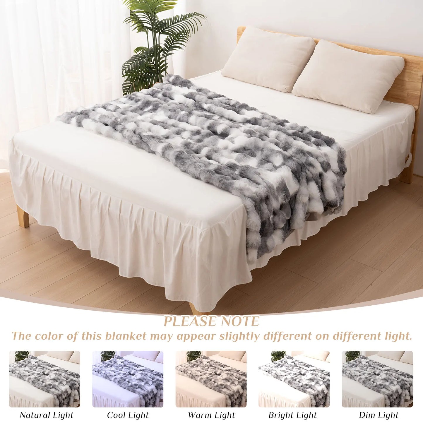 Fluffy Blanket for Bed