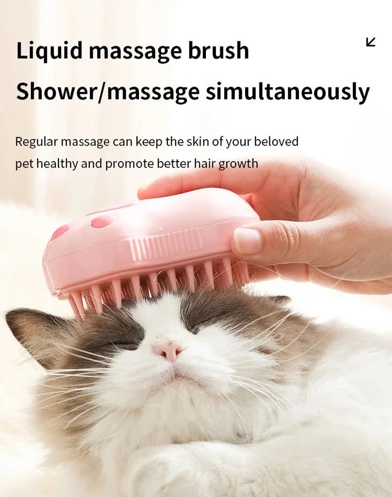 Pet Brush for Cat & Dog – Gentle Grooming Tool for Shedding and Detangling