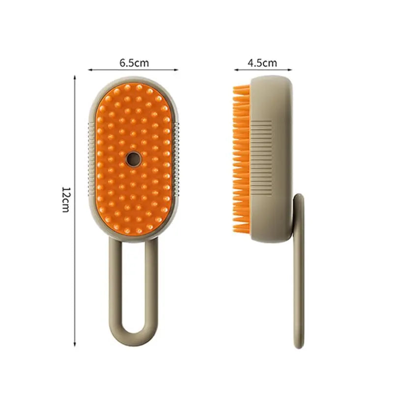 Steamer Brush for Pets – Deep Cleaning Grooming Tool for Healthy Coats