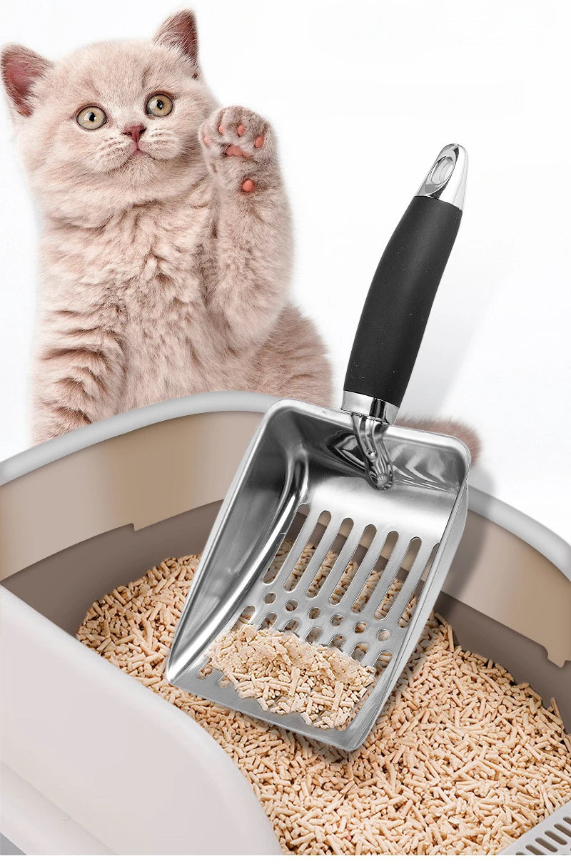 Litter Scoop for Pets – Heavy-Duty & Rust-Resistant Cat Litter Cleaner