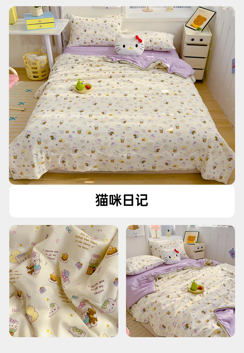 Reversible Quilt Set | Soft Lightweight Bedding with Two-Sided Design