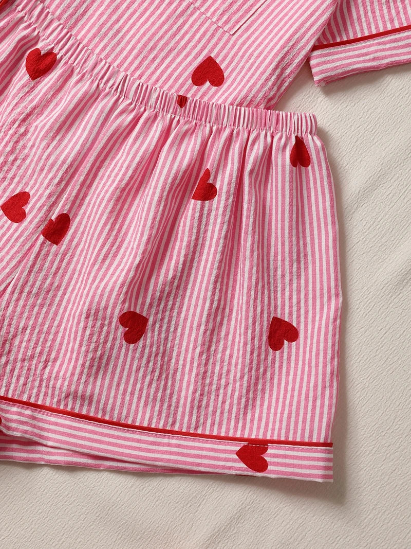 Pink Pajama Set Women – Soft & Stylish Sleepwear for Comfortable Nights