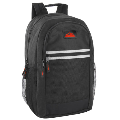18 Inch Multi-Pocket Reflective Backpack - 5 Colors