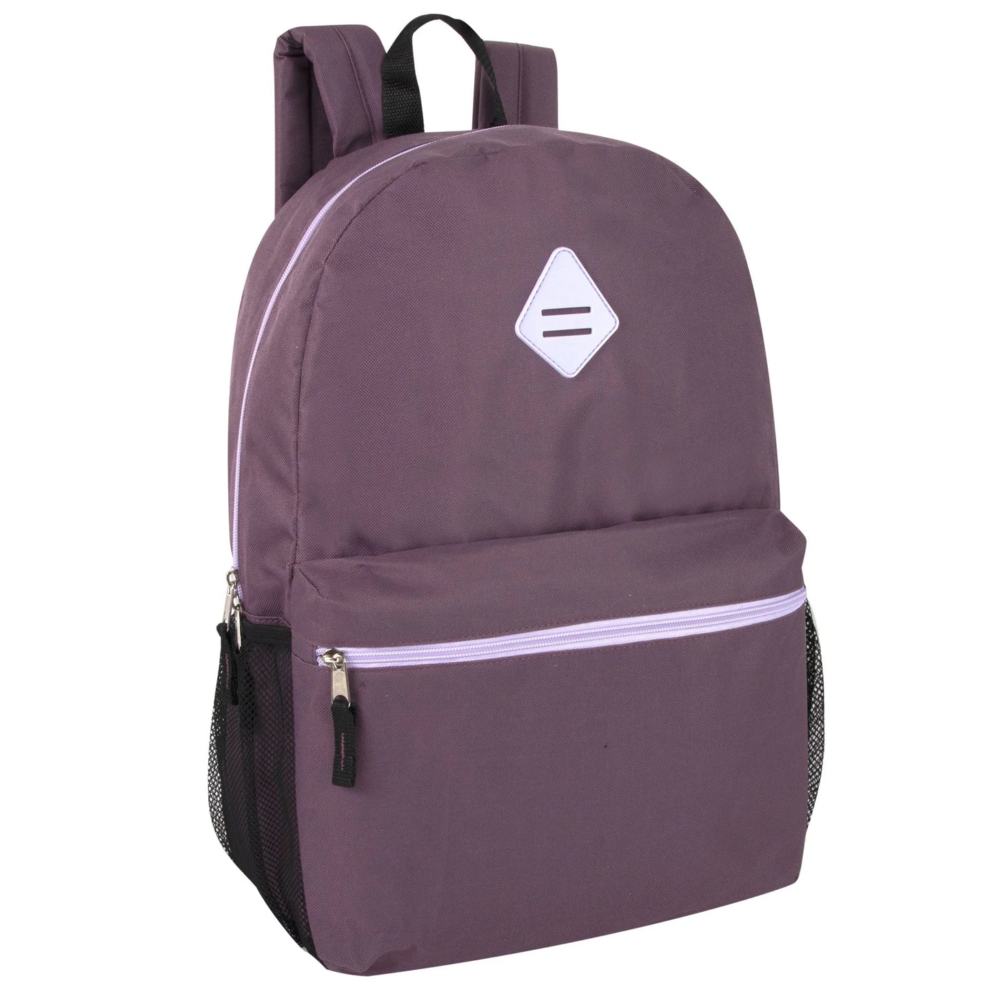 19 Inch Lash Tab Backpack W Side Mesh Pockets - Girls Colors