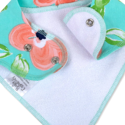 10-Pack Baby Bandana Bibs - Girls