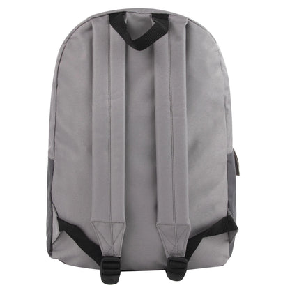 17-Inch Double Front Zippered Pocket Backpack