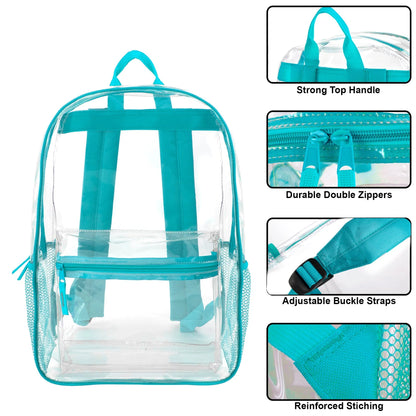 17-Inch Classic Clear Backpack - Girls Colors
