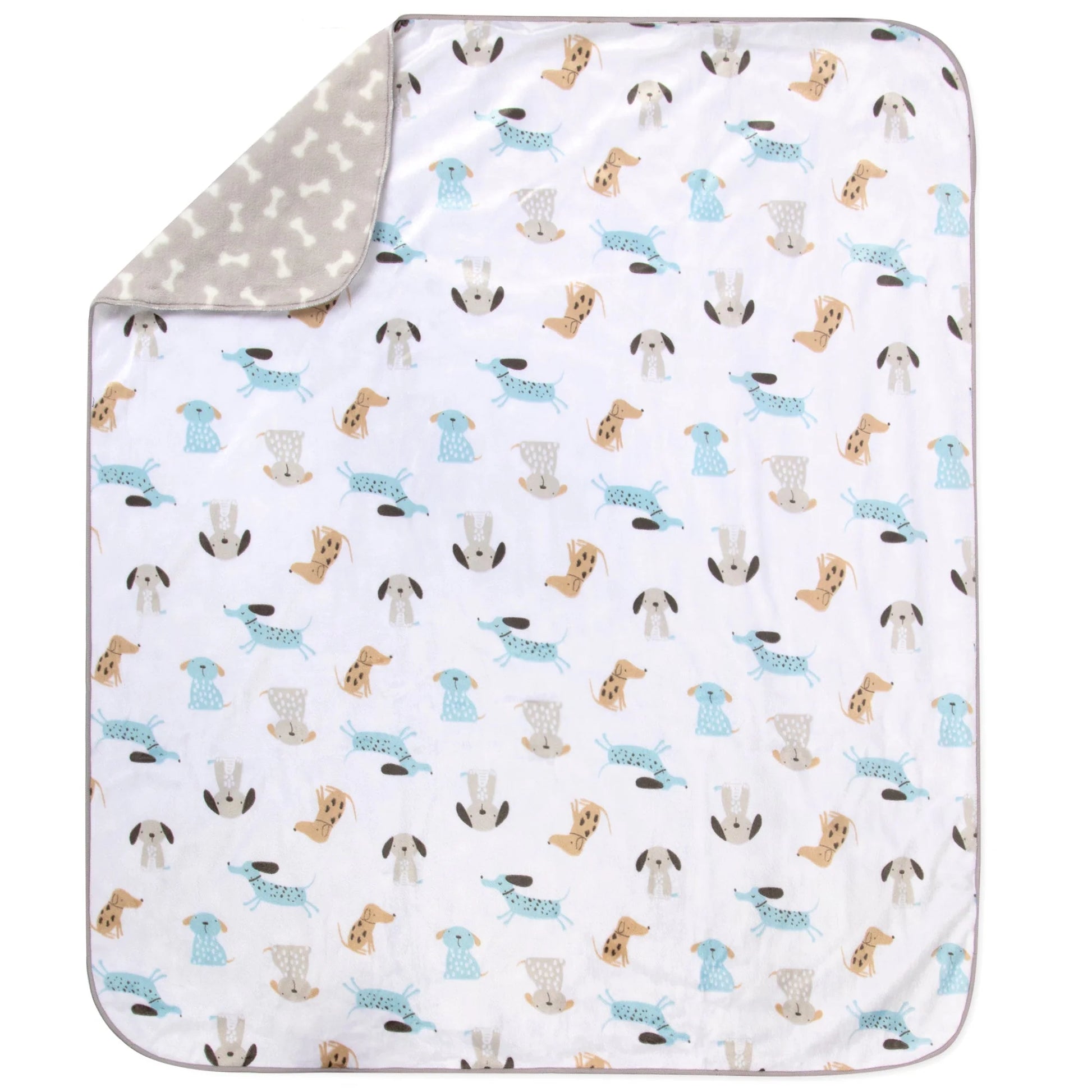 Baby Fleece Blankets 36" X 30" - Puppy Themed