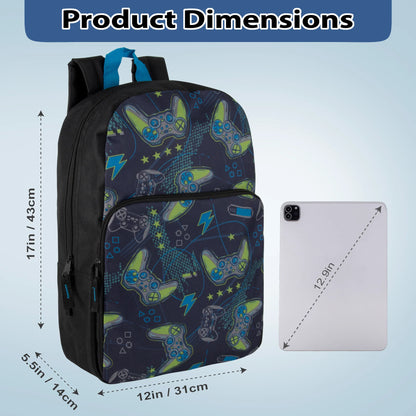 17-Inch Printed Backpack