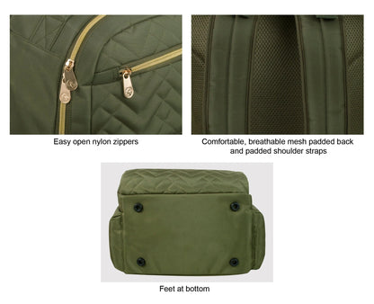 Fisher-Price Signature Morgan Backpack Diaper Bag - Olive