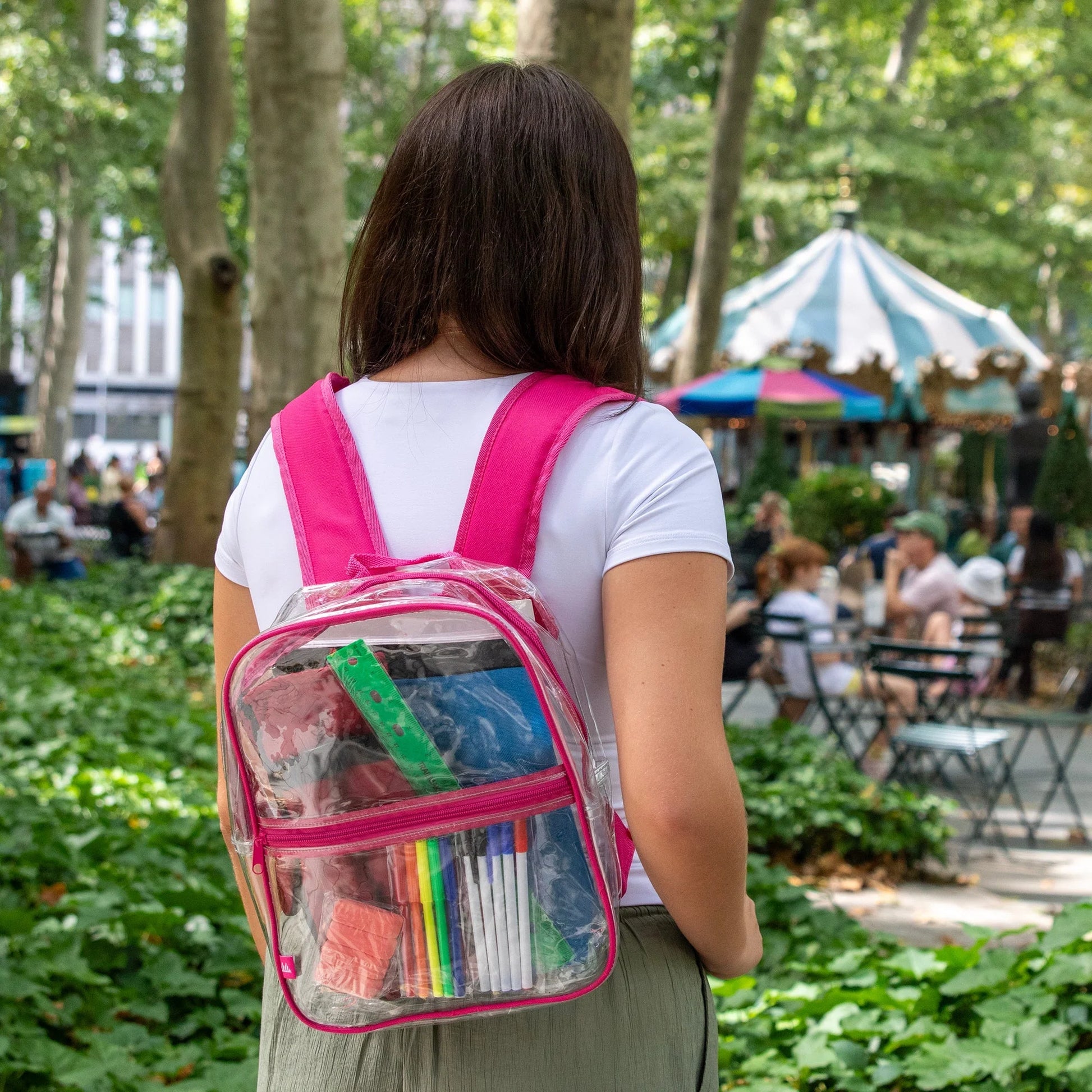 12-Inch Clear Mini Backpack