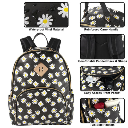 17-Inch Printed Vinyl Backpack