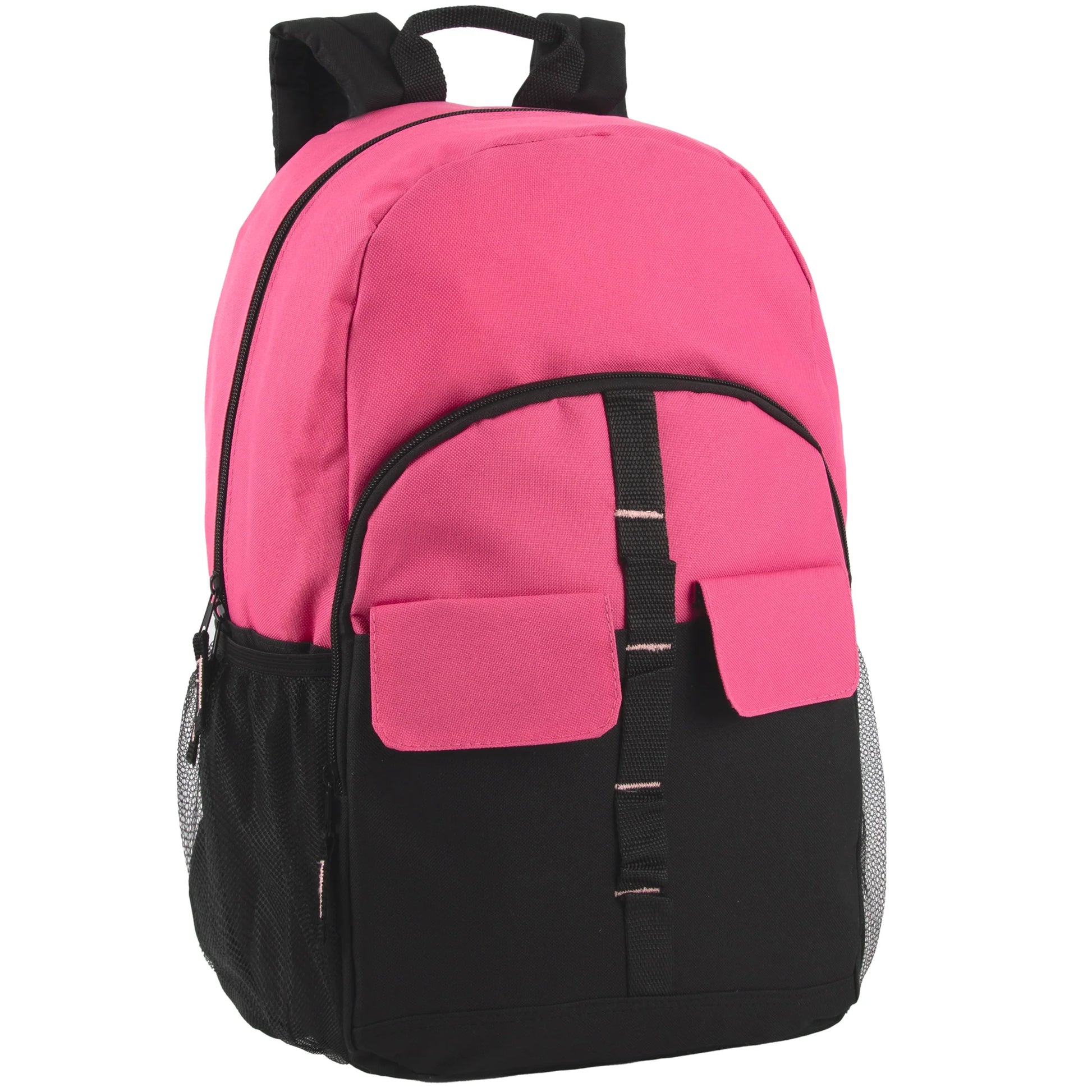 18 Inch Double Flap Daisy Chain Backpack - 3 Pastel Colors