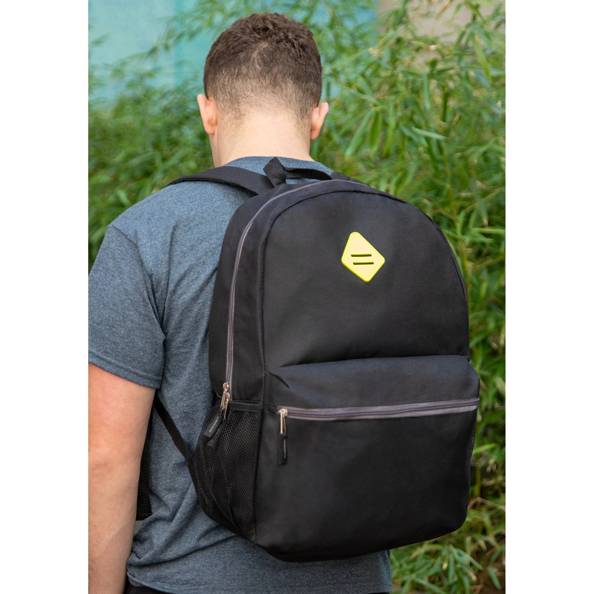 19 Inch Lash Tab Backpack W Side Mesh Pockets - 4 Colors