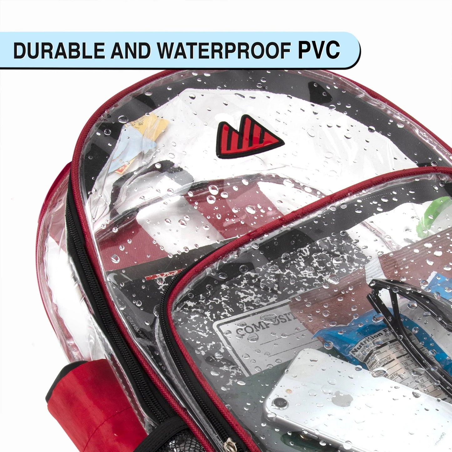 Trailmaker 17 Inch Clear Backpack