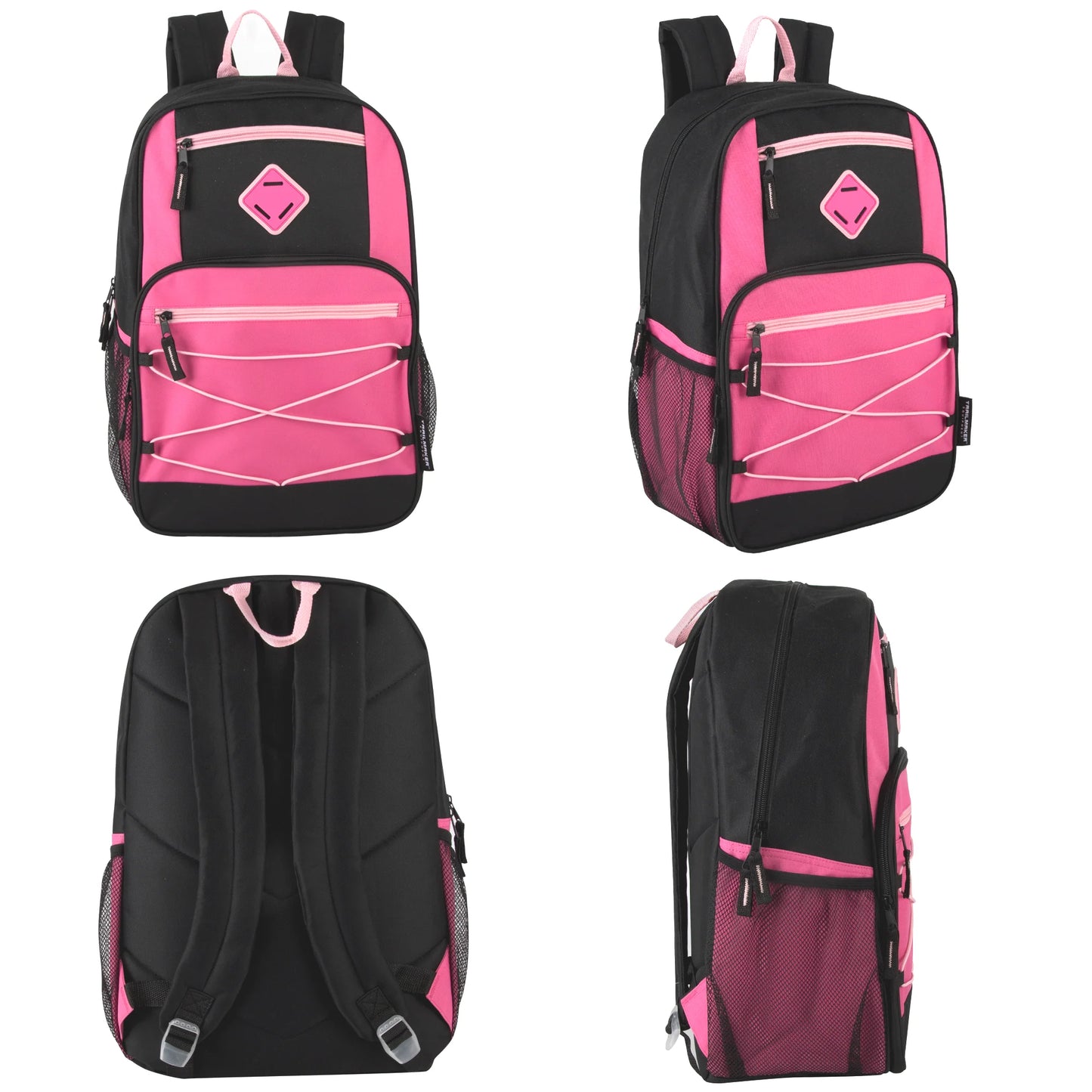 19 Inch Dome Bungee Backpack with Laptop Section - Girls Assortment