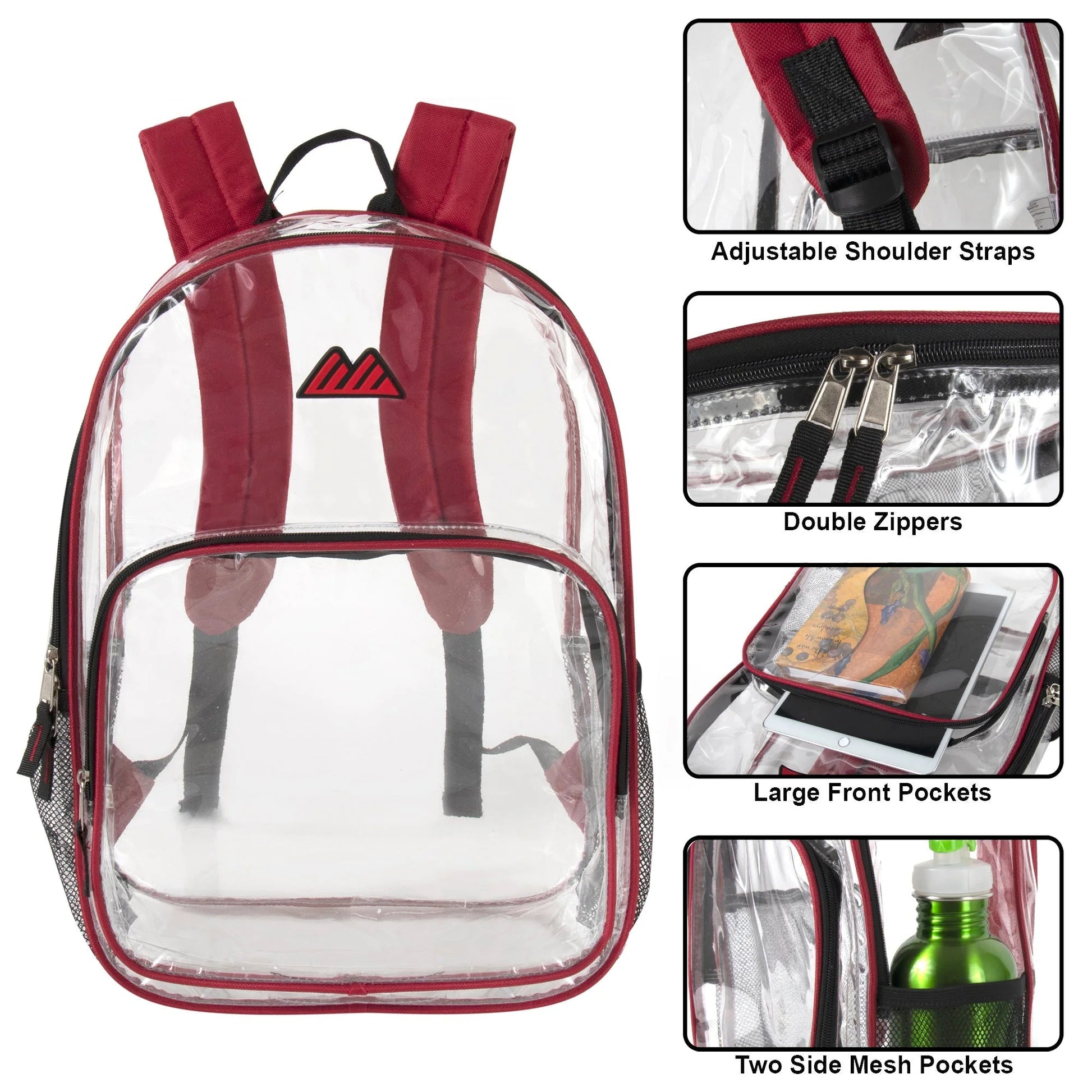 Trailmaker 17 Inch Clear Backpack