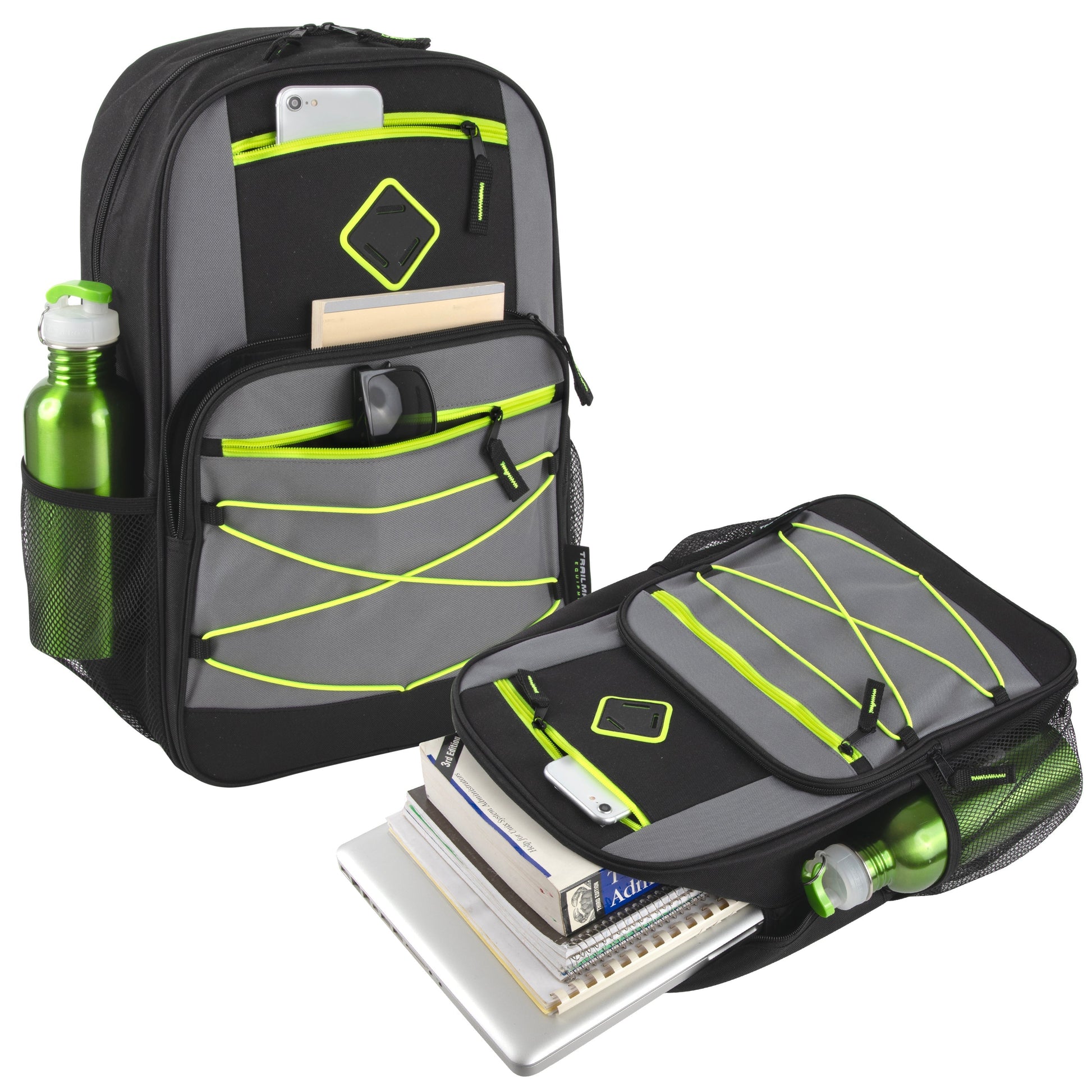 19 Inch Dome Bungee Backpack with Laptop Section - 4 Colors