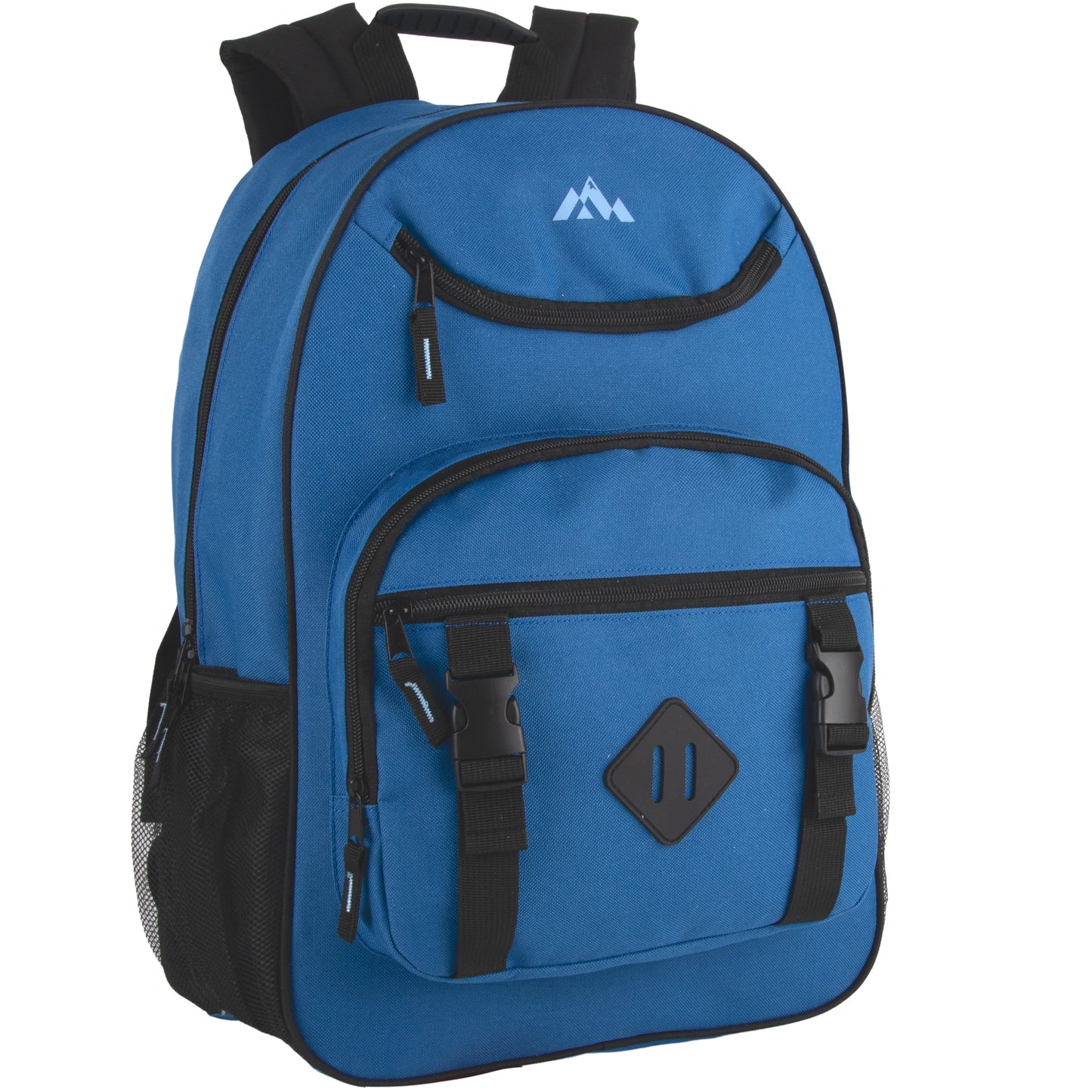 18 Inch Double Buckle Backpack with Laptop Section - 4 Colors