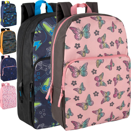 17-Inch Printed Backpack