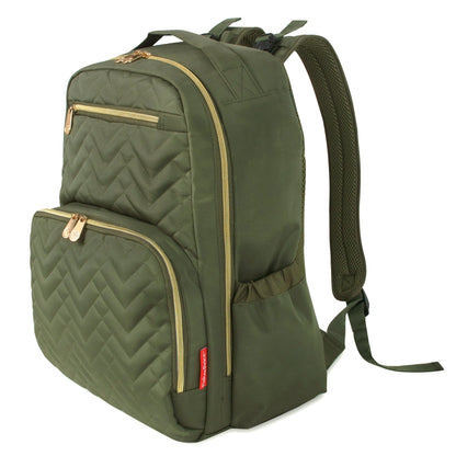 Fisher-Price Signature Morgan Backpack Diaper Bag - Olive