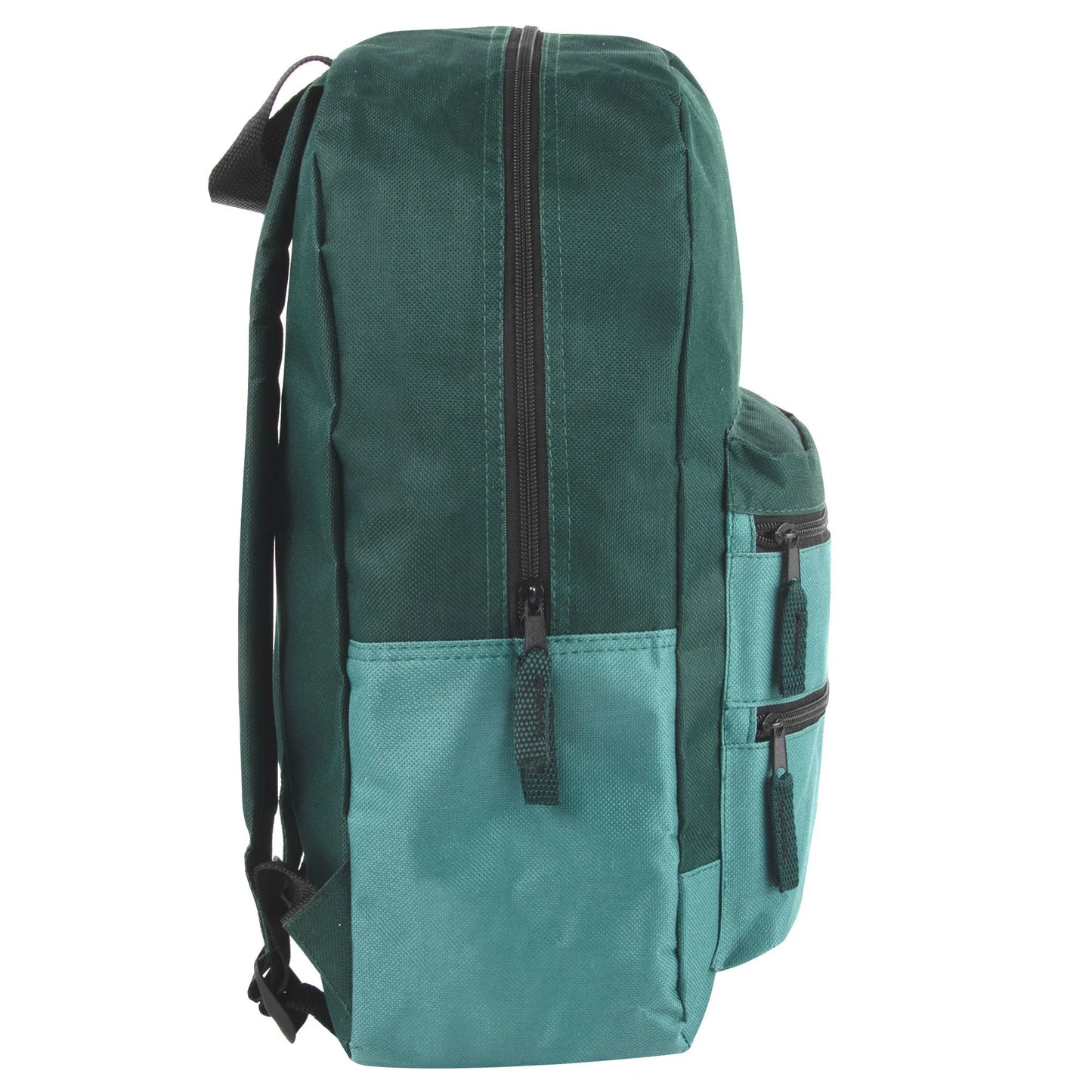 17-Inch Double Front Zippered Pocket Backpack