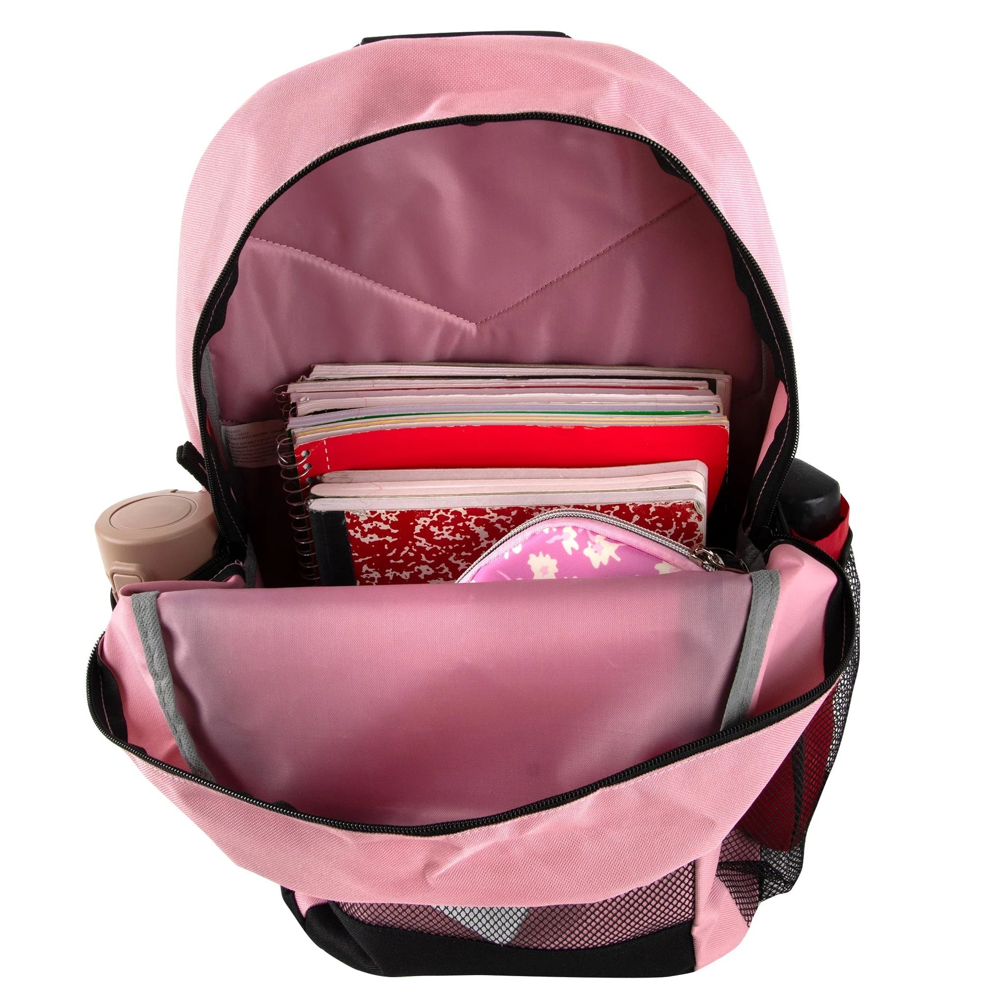 18-Inch Multi-Pocket Reflective Backpack - 3 Girls Colors