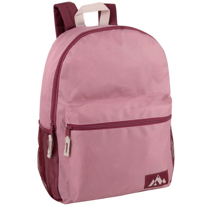 18 Inch Trailmaker Girl'S Assorted Colors Backpack with Side Mesh Pocket - 5 Pastel Colors