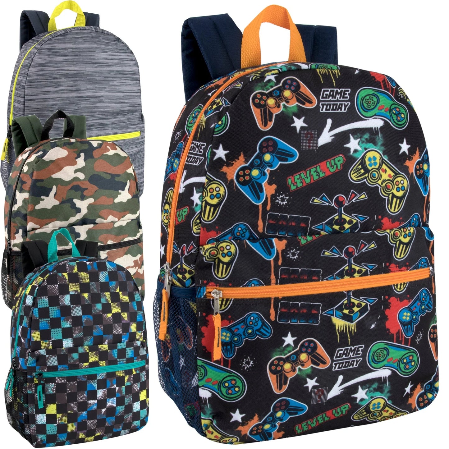 17-Inch Printed Backpack