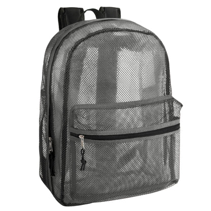 17 Inch Premium Mesh Backpack - 5 Colors