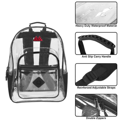 18-Inch Summit Ridge Clear Backpack