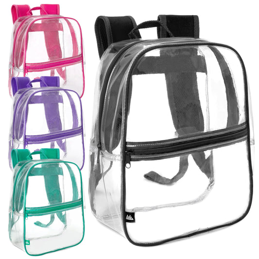 12-Inch Clear Mini Backpack