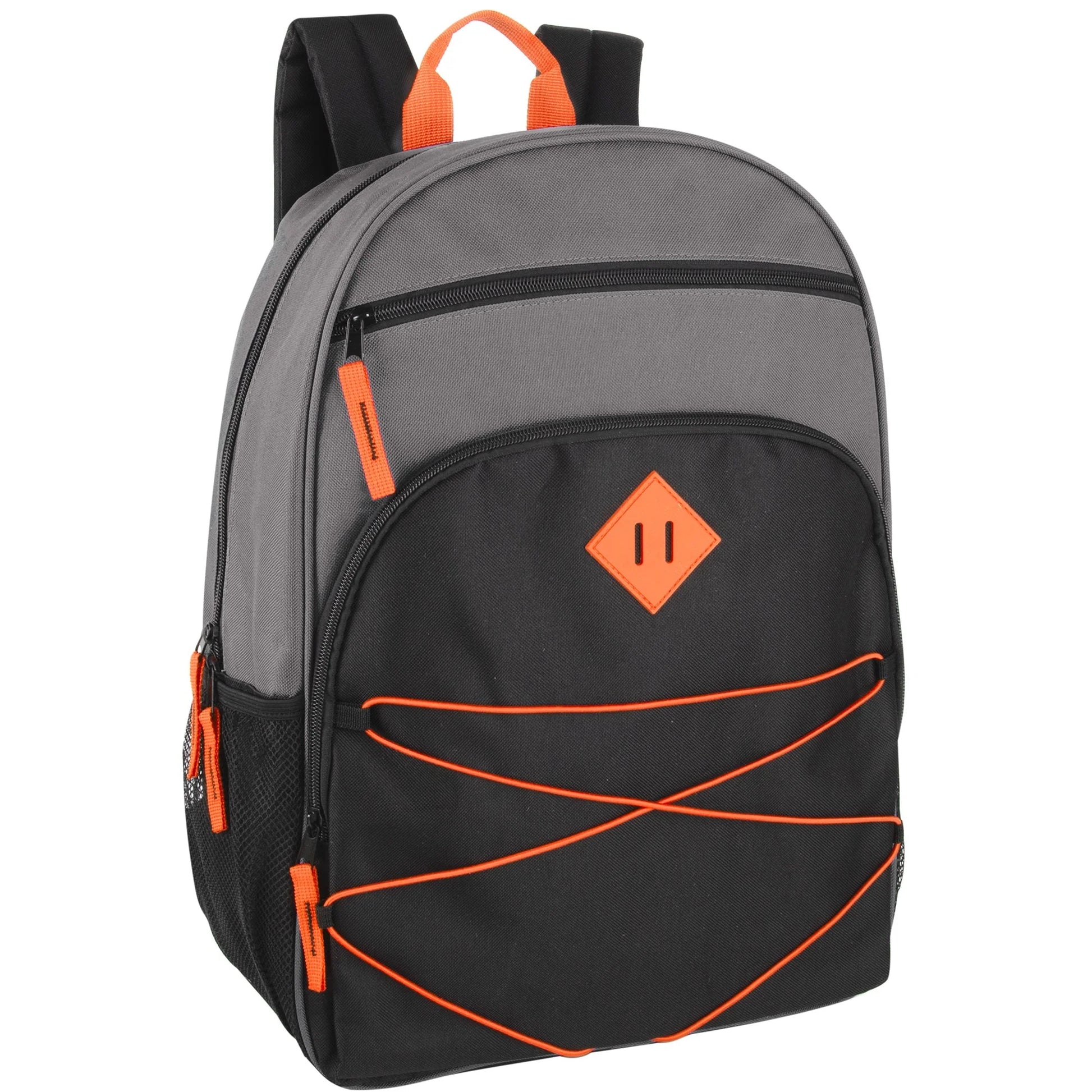 17-Inch Multi Pocket Bungee Backpack - 5 Colors