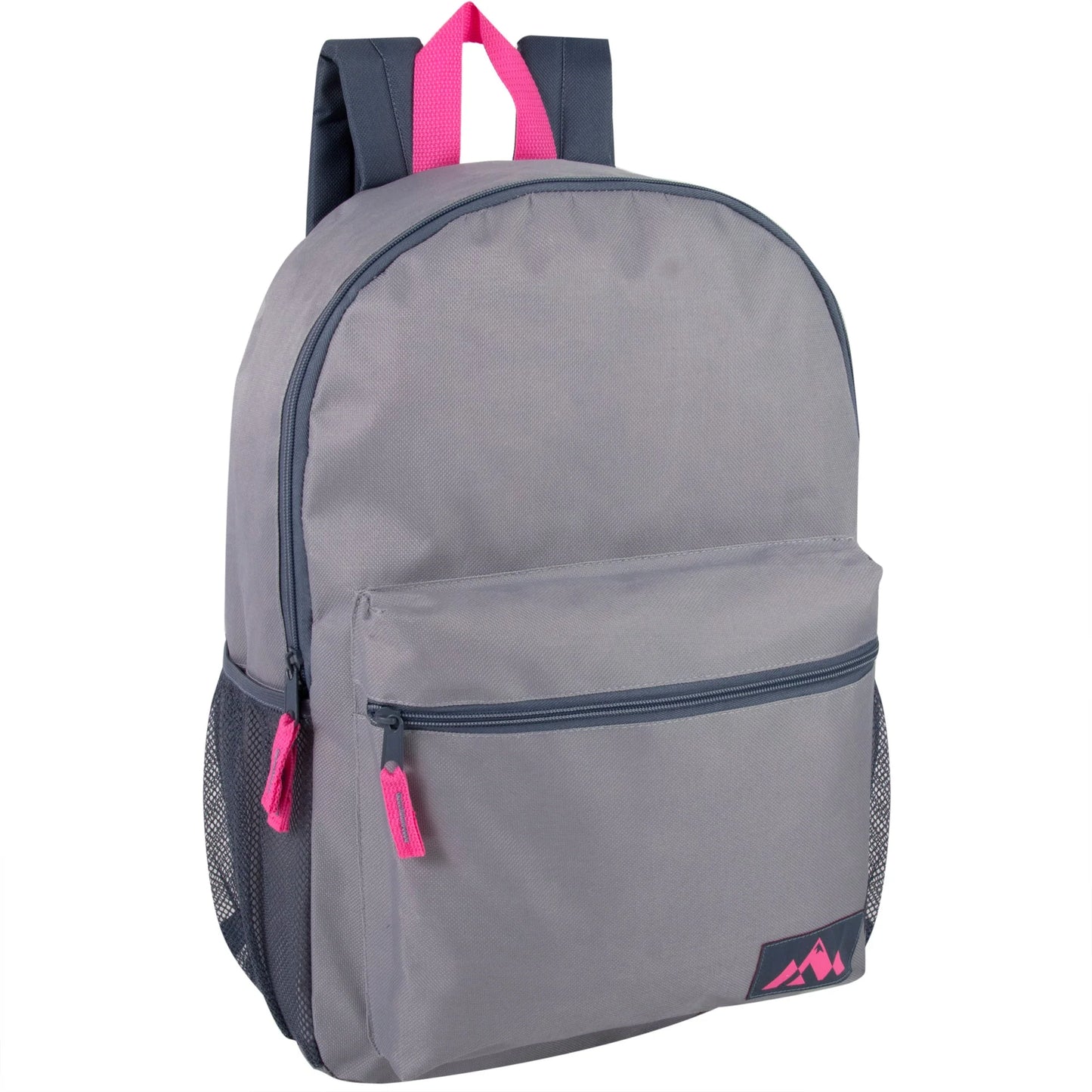 18 Inch Trailmaker Girl'S Assorted Colors Backpack with Side Mesh Pocket - 5 Pastel Colors