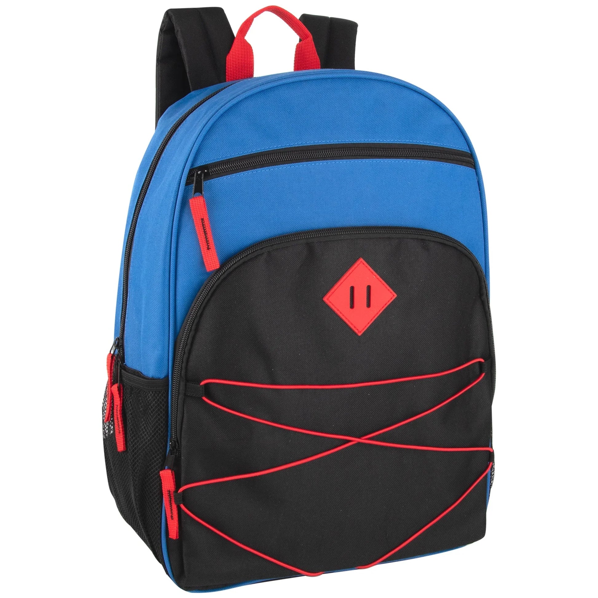 17-Inch Multi Pocket Bungee Backpack - 5 Colors